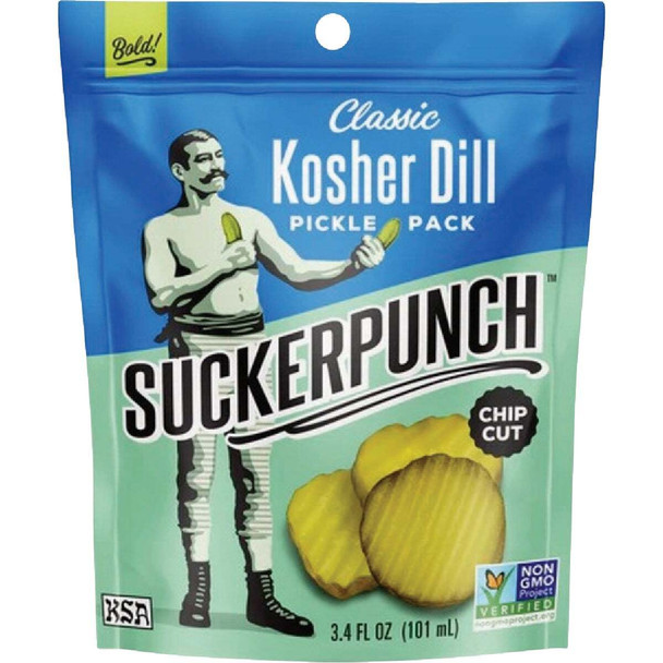 Sucker Punch 3.4 Oz. Classic Dill Pickle Chip LNH00671 Pack of 12