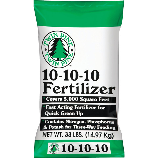 Twin Pine 33 Lb. 5000 Sq Ft. 10-10-10 All Purpose Fertilizer TP42539