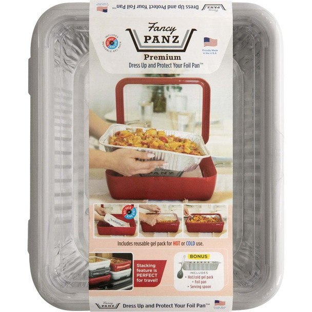 Fancy Panz Premium Marble Baking Carrier with Hot/Cold Gel Pack FPHC14
