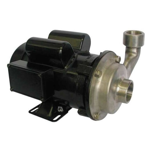 Dayton Pump, Centrifugal, SS, 1 HP, 1 PH 5WXT4