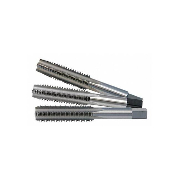 Straight Flute Hand Tap, 1/4"-28, Bottoming, Plug, Taper, 4 Flutes, UNF