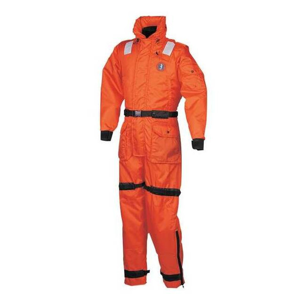 Mustang Survival Anti-Exposure Work Suit,XL,Orange MS2175-2-XL-206