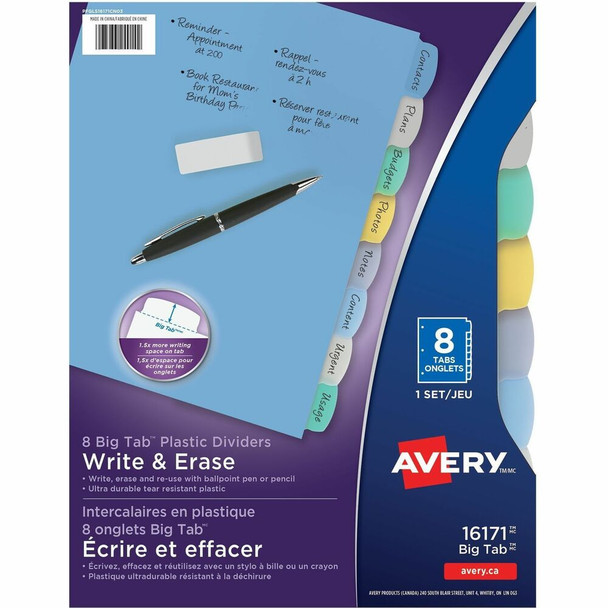 Avery&reg; Big Tab Tab Divider 16171