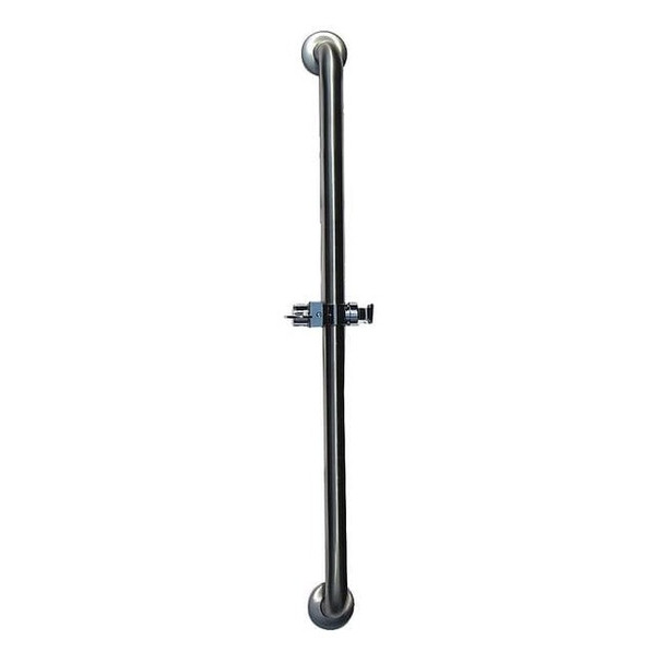 Concealed Slide/Grab Bar, Stainless Steel, Chrome plated