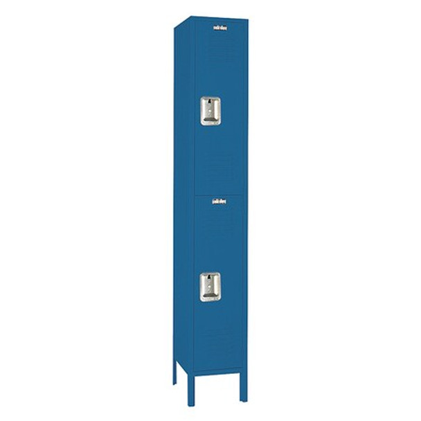 Lyon Wardrobe Locker, 12 in W, 15 in D, 78 in H, (1) Wide, (2) Tier X6C5212ISU
