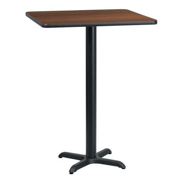 Square Laminate Table, Laminate Top, Wood Grain