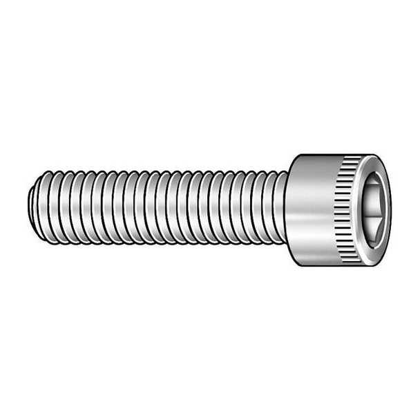 #6-32 Socket Head Cap Screw, Socket, Armor Coat Steel, 1/2 in Length, 25 PK