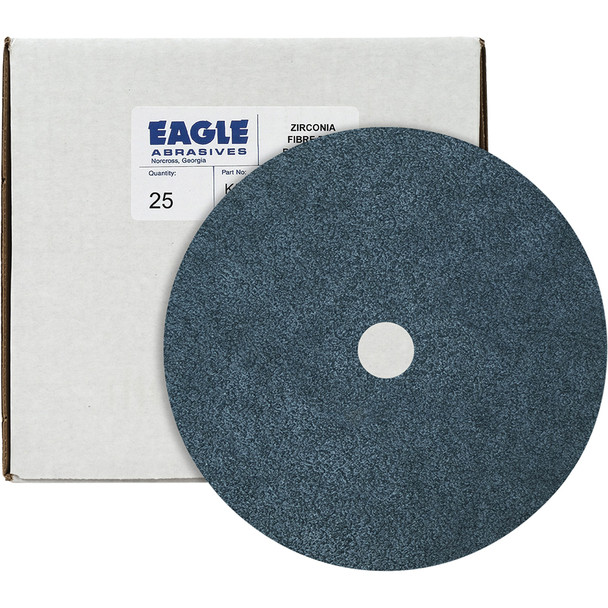 7" Blue Zirconium Eagle Fibre Discs - 50 K7178-50