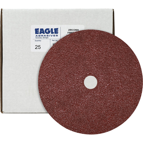 7" AO Fibre Sanding Discs - 24 K778-24