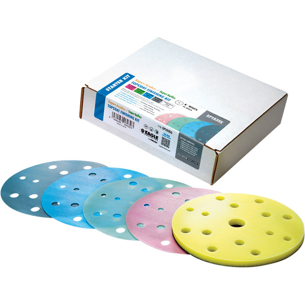6" Topcoat Finishing Assilex/Buflex 15H Discs Kit SP19355