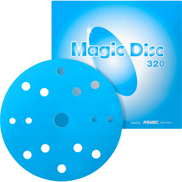 6” Magic Disc S-Tack (Hook & Loop) Dustless15/H-320 528-0320