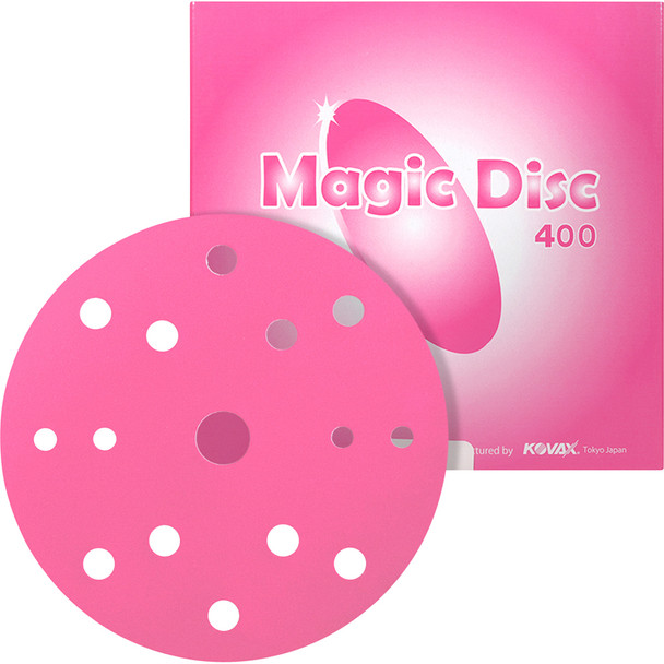 6” Magic Disc S-Tack (Hook & Loop) Dustless15/H-400 528-0400