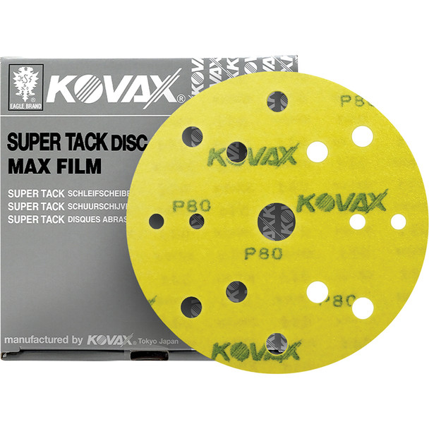 6” MaxFilm S-Tack (Hook & Loop) Dustless Discs 15/H-P80 523-0080