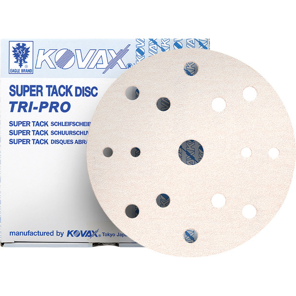 6” TRI-PRO S-Tack (Hook & Loop) Dustless Discs 15/H-P60 527-0060