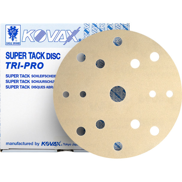 6” TRI-PRO S-Tack (Hook & Loop) Dustless Discs 15/H-P220 527-0220