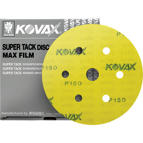 6” MaxFilm S-Tack (Hook & Loop) Dustless Discs 7/H-P150 521-0150