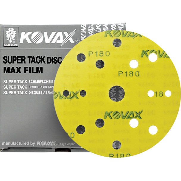 6” MaxFilm S-Tack (Hook & Loop) Dustless Discs 15/H-P180 523-0180