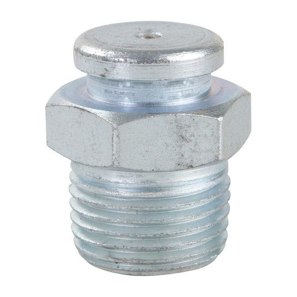 Westward Grease Fitting,45 Deg.,Stl,61/64" L,PK10 52NZ87