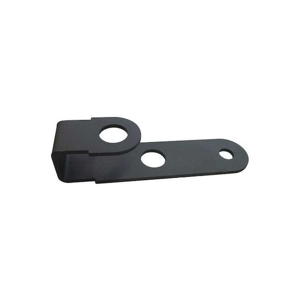 Mounting Bracket, Steel, 1 1/2 in Height, 1 1/3 in Length, 0.5 lb, Black