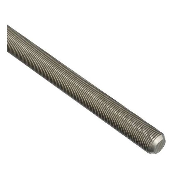 Fully Threaded Rod, 3/4"-16, 6 ft, Stainless Steel, 18-8, Plain Finish
