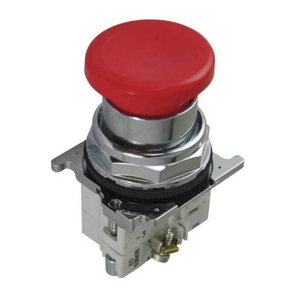 Eaton MushroomHeadPushButton,NonIllum,Red,1NC 10250T26R