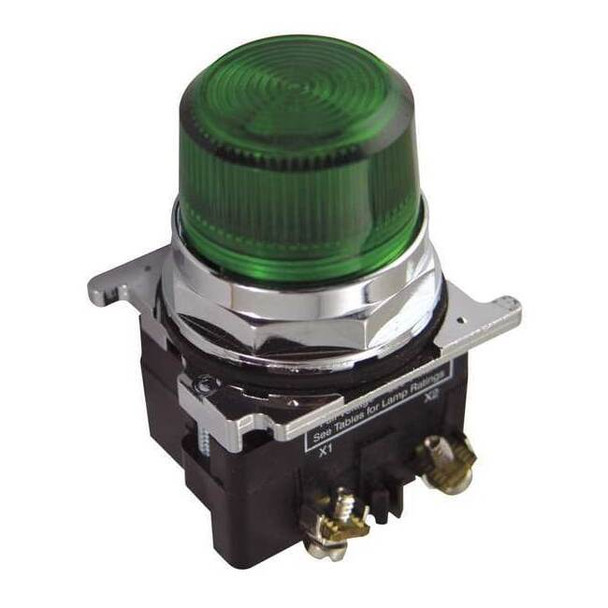 Eaton Cutler-Hammer Pilot Light,120VAC,Green 10250T197LGP2A