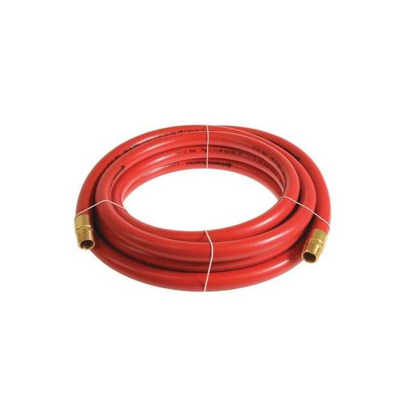 1" x 15 ft PVC Coupled Multipurpose Air Hose 250 psi RD
