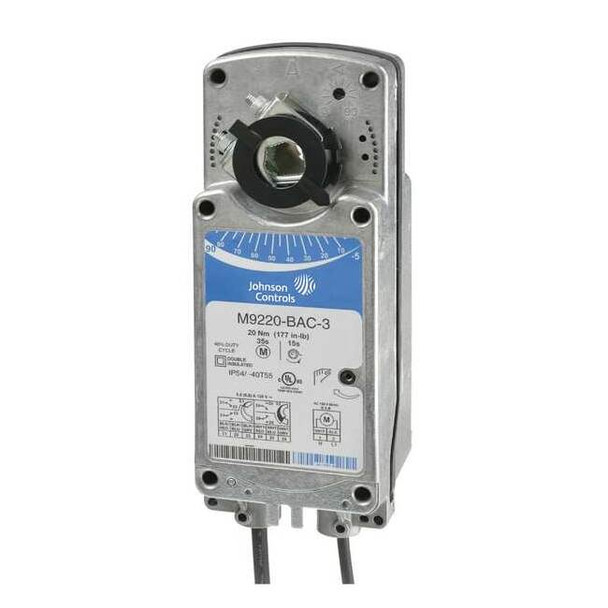 Johnson Controls Electric Actuator,24 to 57 sec.120VAC M9220-BAC-3