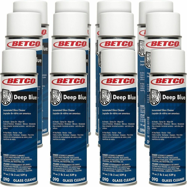 Betco Deep Blue Glass/Surface Cleaner 0902300CT