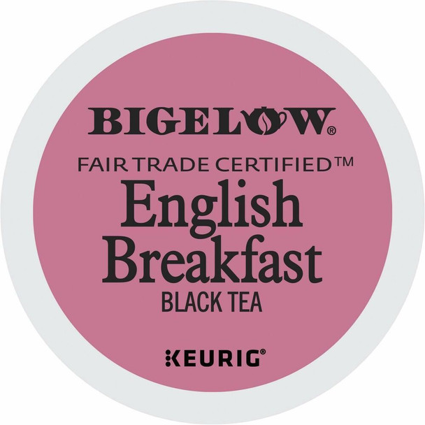 Bigelow&reg; English Breakfast Black Tea K-Cup - Caffeinated - 24 / Box
