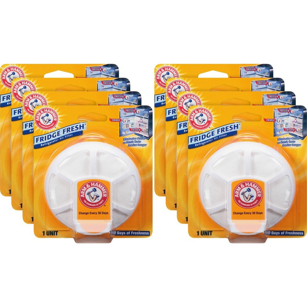 Arm & Hammer Fridge Fresh Refrigerator Filter - Filter - 8 / Carton