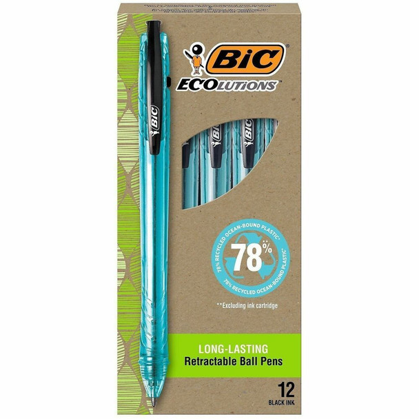 BIC Ecolutions Ballpoint Pen BPRR11BK