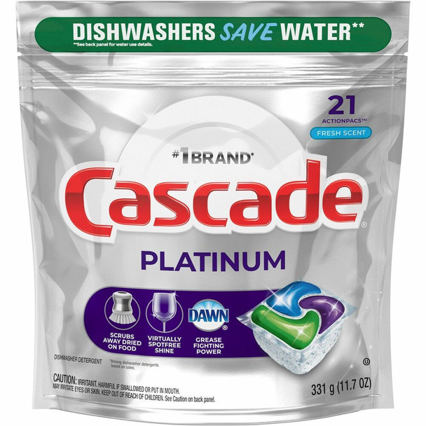 Cascade Platinum ActionPacs Dishwashing Detergent 08275