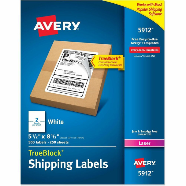 Avery&reg; TrueBlock Shipping Label 5912