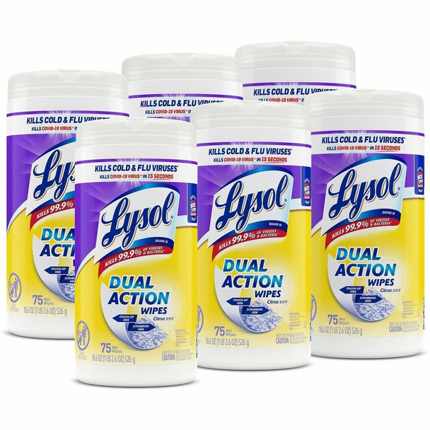 Lysol Dual Action Disinfectant Wipe 81700CT