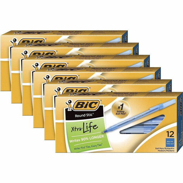 BIC Round Stic Ballpoint Pen GSM11BEBD