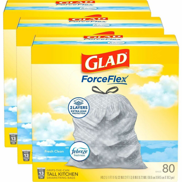 Glad ForceFlex Trash Bag 78899CT