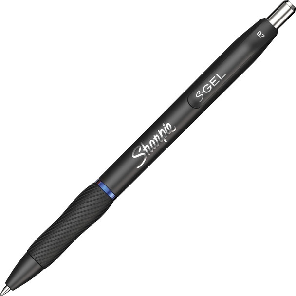 Sharpie S-Gel Pens - Retractable - Blue Ink - Gel-based - 1 Box