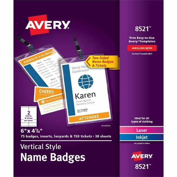 Avery&reg;  Name Badge Kit 8521