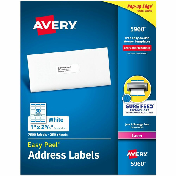 Avery&reg; Easy Peel Address Label 5960