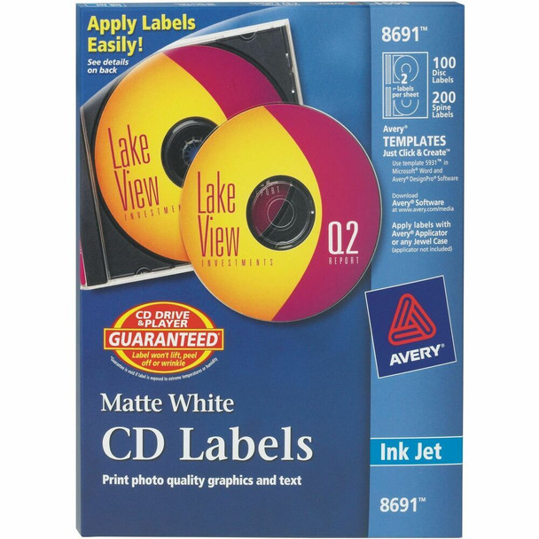 Avery&reg;  Optical Disc Label 8691