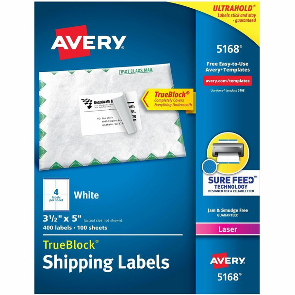 Avery&reg; TrueBlock Shipping Label 5168