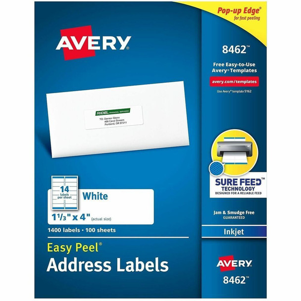 Avery&reg; Easy Peel Address Label 8462