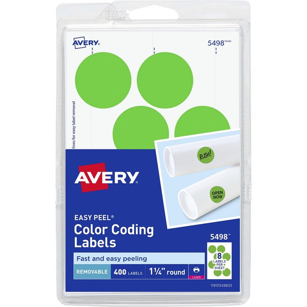 Avery&reg;  Color Coded Label 05498