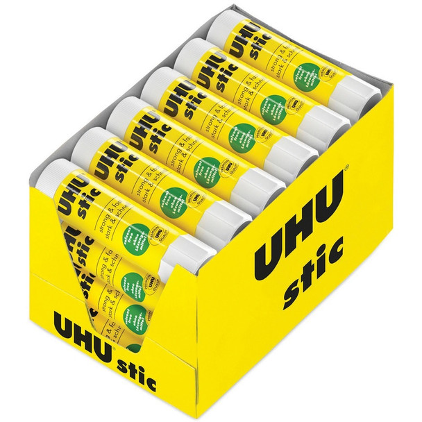 UHU Glue Stick - 0.29 oz - Clear - 24 / Box