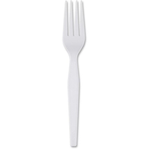 Dixie Heavyweight Disposable Forks by GP Pro - White - 1000 / Carton