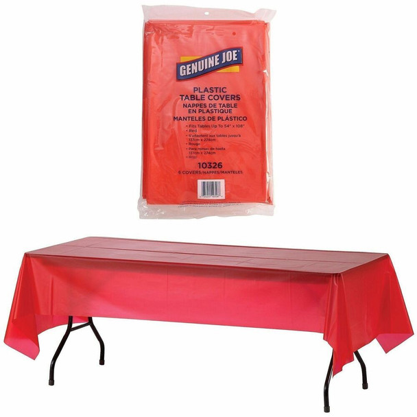Genuine Joe  Rectangular Table Cover 10326
