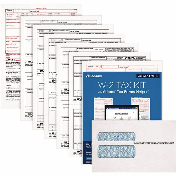 TOPS W2 Laser Forms 6-part Tax Kit - 1 Pack