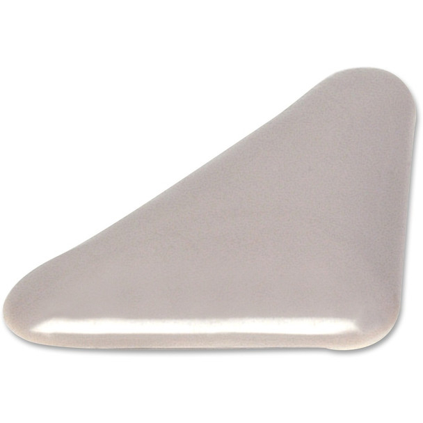 Lorell File Cabinet Sliders - Vinyl - Gray - 4 / Pack