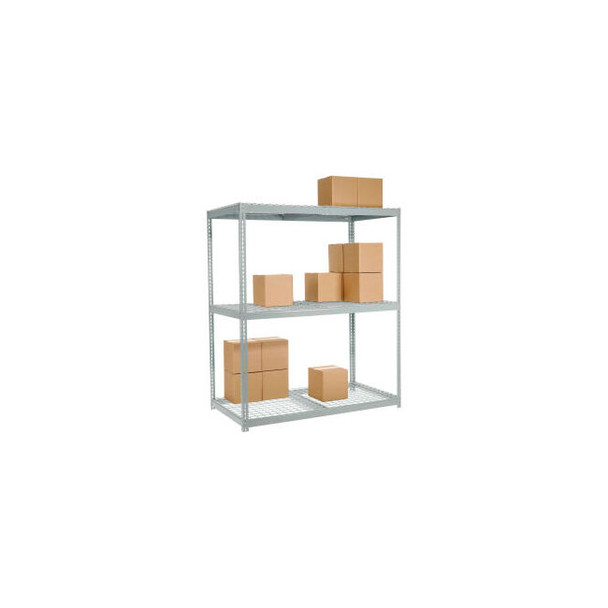 Global Industrial 3 Shelf Heavy Duty Boltless Shelving Starter 96""Wx24""Dx60""H